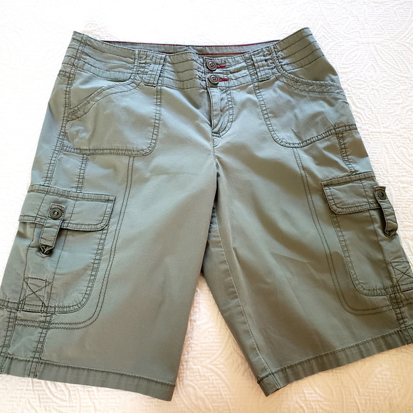 khakis & co womens cargo shorts